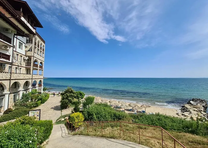 с фронтална гледка море Appartement Sveti Vlas